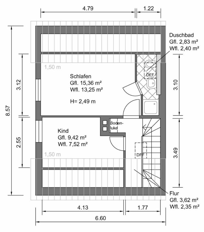 Grundriss - Dachgeschoss