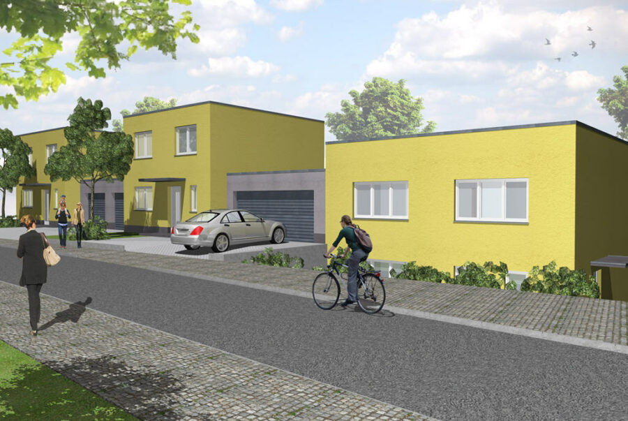 Halle-Frohe Zukunft: Neubau-Projekt mit bezugsfertiger Herstellung, 4 Zimmer, 06118 Halle (Saale)-Frohe Zukunft, Einfamilienhaus