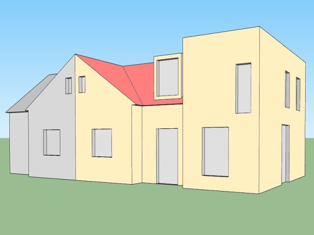Salzatal OT Lieskau: Geplante Sanierung und Neubau einer Doppelhaushälfte, 06198 Salzatal-Lieskau, Doppelhaushälfte