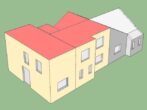 Salzatal OT Lieskau: Geplante Sanierung und Neubau einer Doppelhaushälfte - Perspektive