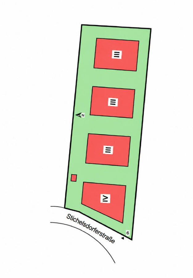 Lageplan - Variante 2