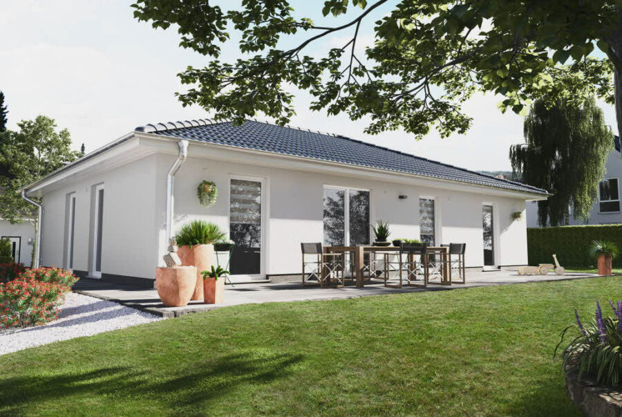 Salzatal OT Fienstedt: Bungalow-Neubau auf schönem Grundstück, 06198 Salzatal-Fienstedt, Einfamilienhaus