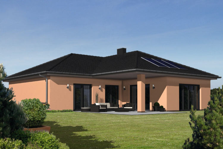 Halle-Reideburg: Winkelbungalow mit 4 Zimmern, Garage u. Stellplatz, 06116 Halle (Saale)-Reideburg, Einfamilienhaus