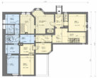 Merseburg: Große Jugendstil-Villa auf parkartigem Grundstück, für Wohnen und/oder Gewerbe, PKW-Stellplätze divers - Grundriss - Kellergeschoss
