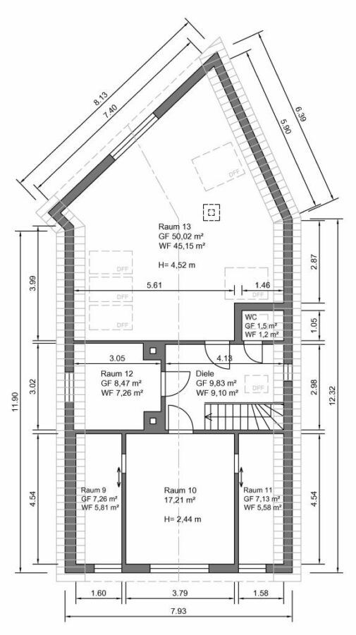 Grundriss - Dachgeschoss