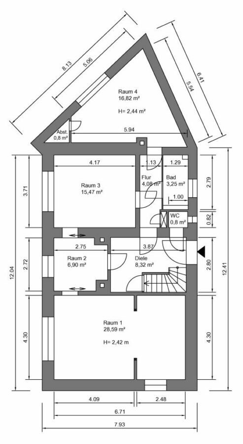 Grundriss - Erdgeschoss