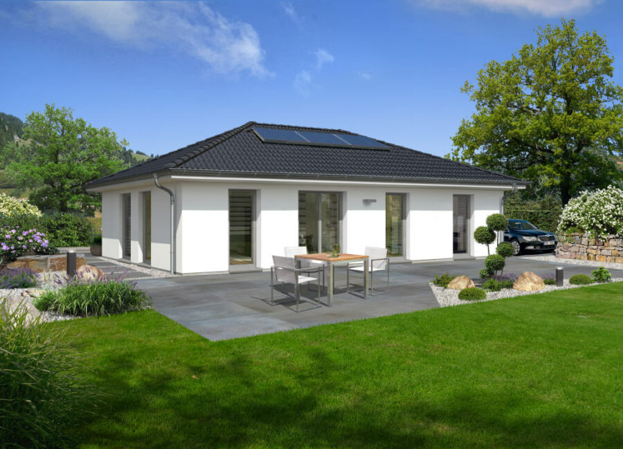 Petersberg OT Wallwitz: Bungalow-Neubau in ruhiger Wohnlage, 06193 Petersberg-Wallwitz, Einfamilienhaus