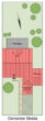 Naundorf: Doppelhaushälfte mit Garage und Carport - Lageplan