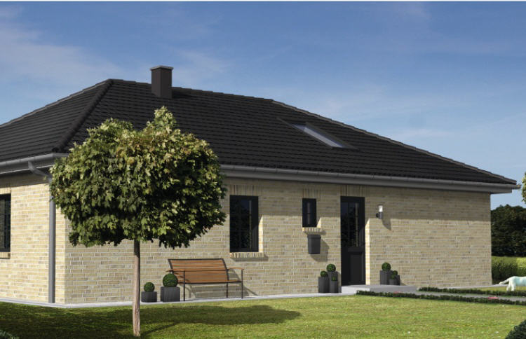 Halle-Reideburg: Bungalow-Neubau mit 4 Zimmern, ruhige Wohnlage, 06116 Halle (Saale)-Reideburg, Einfamilienhaus