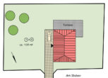 Halle (Saale) nördlich: Bungalow-Neubau auf 1125 qm Baugrundstück - Lageplan